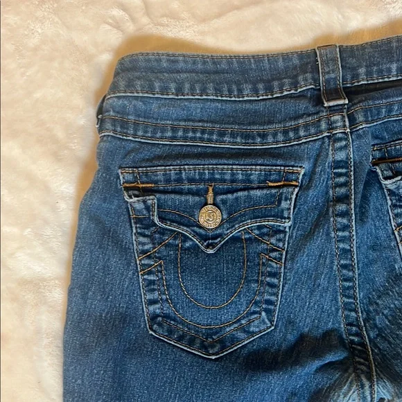 True Religion Women’s Blue Skinny Jeans Size 31x28 - Picture 8 of 14